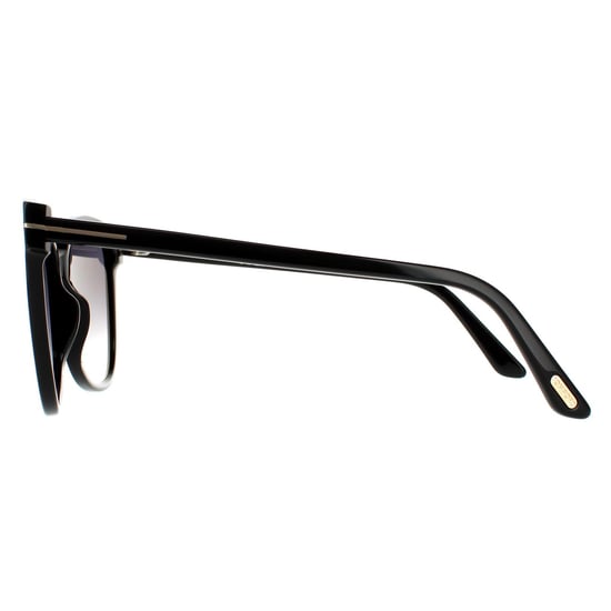 Tom Ford zonnebril ANI FT0844 01B Shiny Black Gray Gradient - Image 3