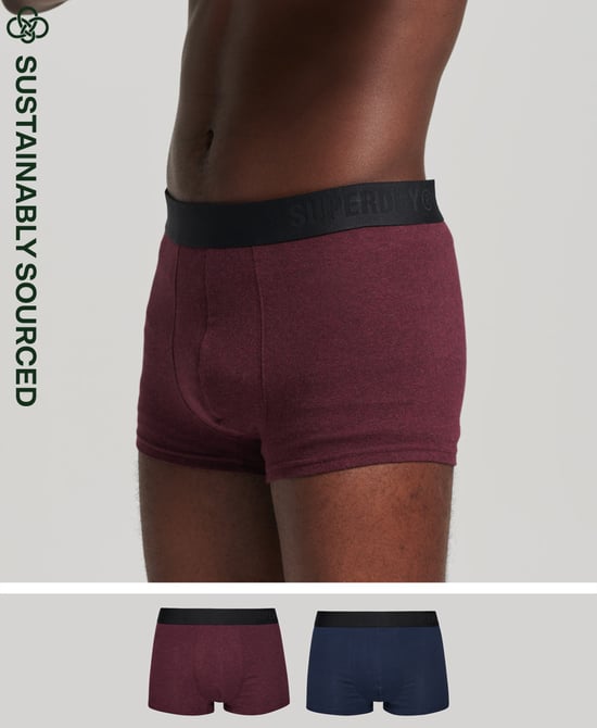 Superdry Organic Cotton Trunk Offset Double Pack