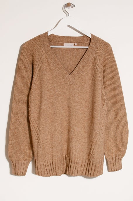 Supersoft Ribbed Trim Jumper