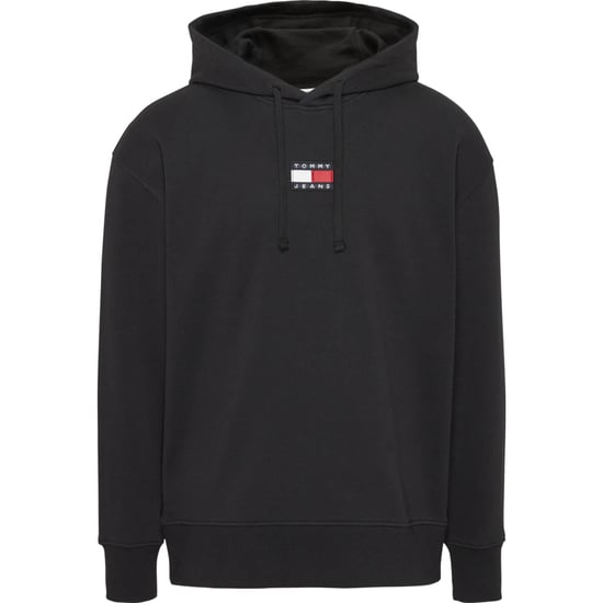 Tommy Jeans Hoodies Relax College Pop Hoodie Black