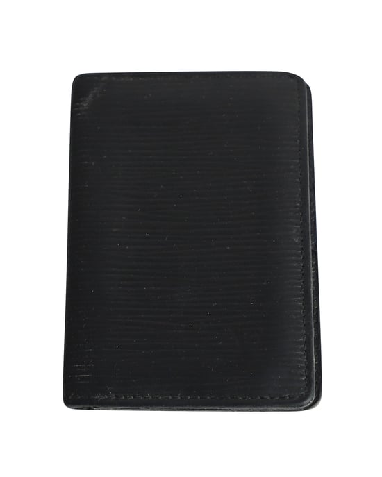 Louis Vuitton Pocket Organizer in Zwart Leer - Image 1