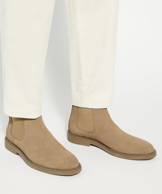 Dune Mens Cromwells - Signature Slip On Leather Boots