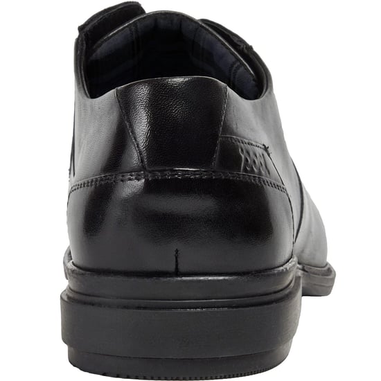 Pod Savage Leer/Textiel Heren Zwart Veterschoenen - Image 2