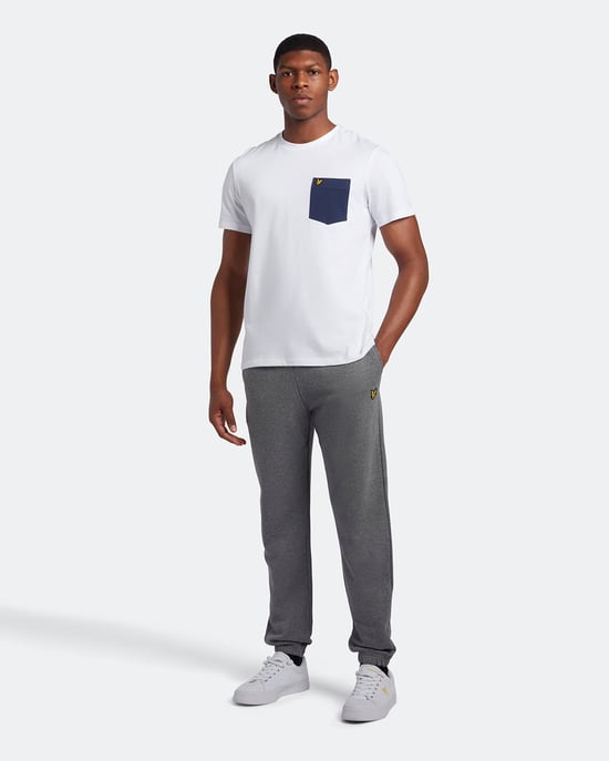 Lyle & Scott slanke joggingbroek in grijs - Image 2
