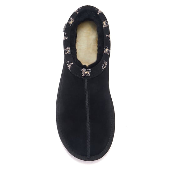 Mens Outback Black Slippers
