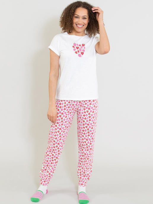 Kite Clothing Lyme Loungers Strawberry