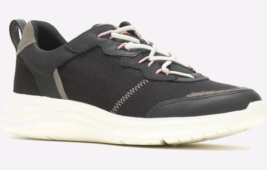 Hush Puppies Elevate Bungee Läderskor För Damer I Svart - Image 2