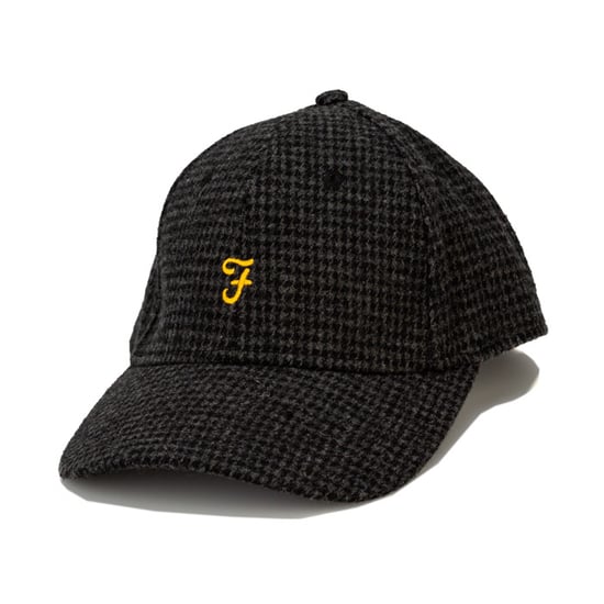 Accessories Farah Lasalle Hounds Tooth Cap in Black