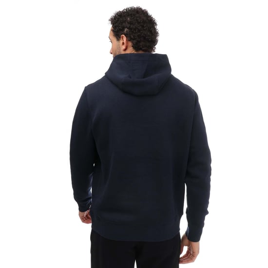 Men's DKNY Printed Logo Blackwater Hoodie in Navy