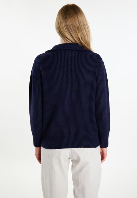Dreimaster Vest Dames marine - Image 4