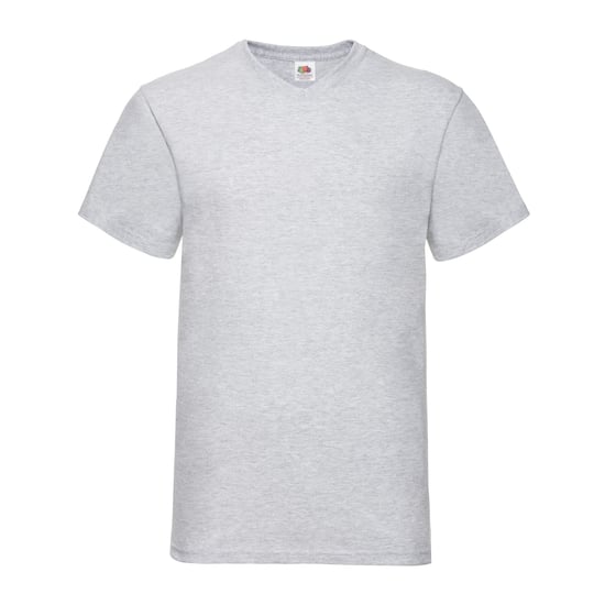 Fruit of the Loom Heren Valueweight Heather V Hals T-shirt (Grijs) - Image 1
