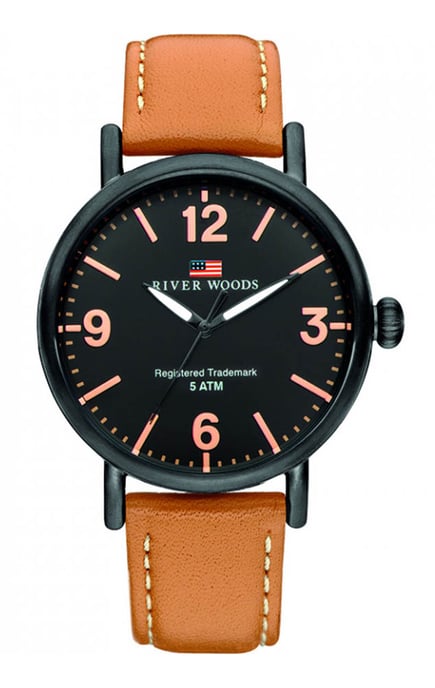 River Woods Delaware herenhorloge Bruin RW420036 - Image 1
