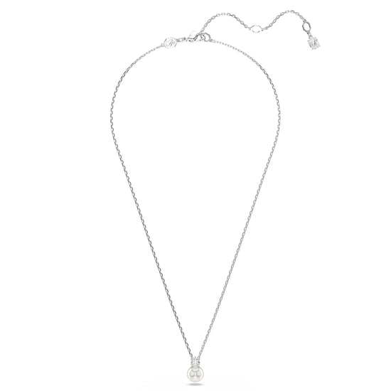 Swarovski 'Matrix' Women's Base Metal Necklace - Silver 5693897 - Image 2