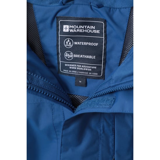 Mountain Warehouse Mens Thunderstorm 3 in 1 Vattentät jacka (Blå) - Image 5