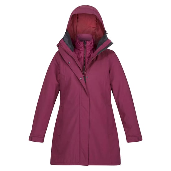 Regatta Womens/Ladies Denbury III 2 In 1 Waterproof Jacket (Amaranth Haze)