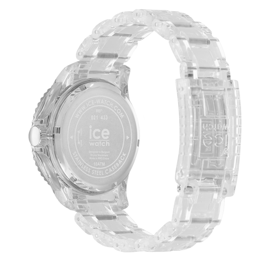 Ice Watch Ice Clear Sunset - Purple Green Unisex's Transparent Watch 021433