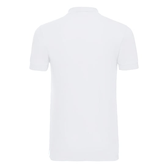 Russell Heren Rekken Korte Mouw Poloshirt (Wit) - Image 2
