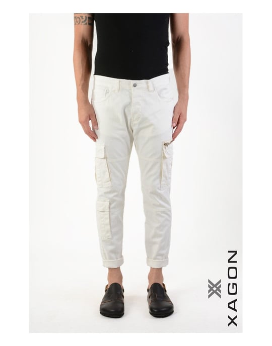Xagon Trousers Cargo Men's Off-White - Image 3