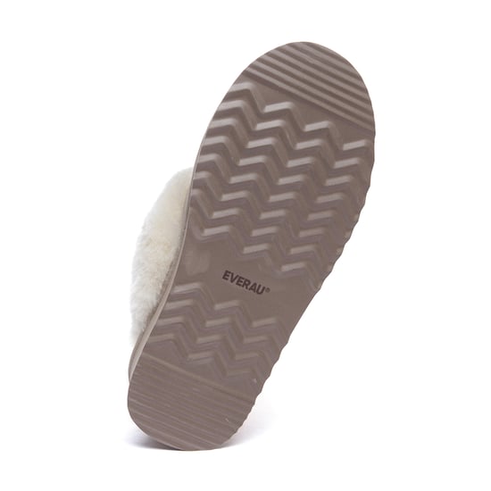 EVER AU Australia Women Fantail Leather Slippers With Two Removable Straps