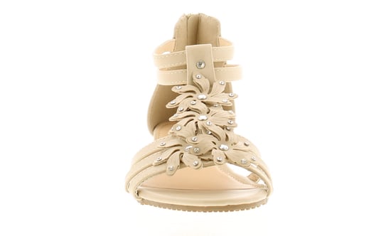 Platino Floella Womens Wedge Sandals Beige