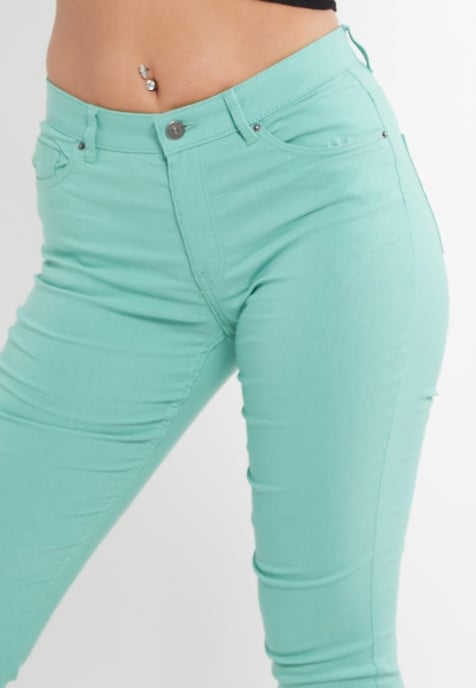 MYT Dames Skinny Super Stretch Chino Mint Groen - Image 5