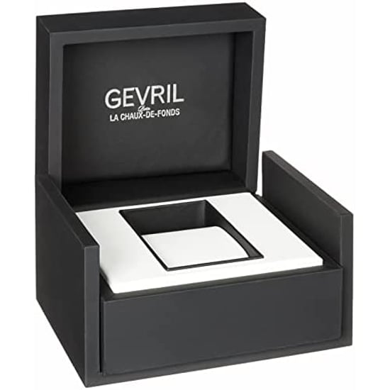 Gevril Men's New Amsterdam 44606B Swiss Automatic ETA 7750 White Dial Special Edition Watch