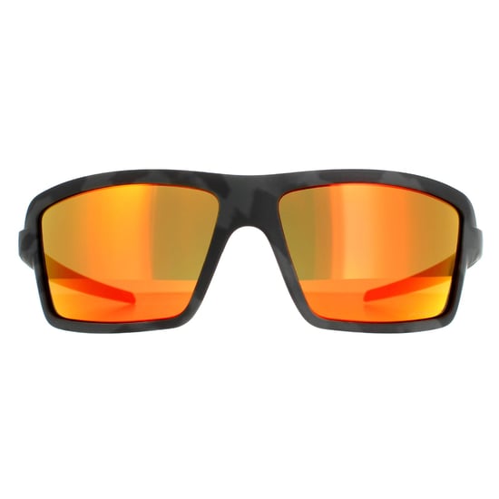 Oakley Wrap Mens Black Camo Prizm Ruby Cables