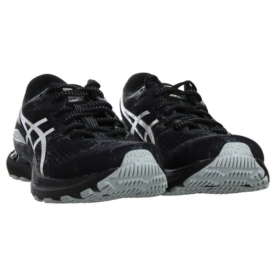Asics Gel-Kayano 28 Platinum Womens Black Running Trainers - Image 2