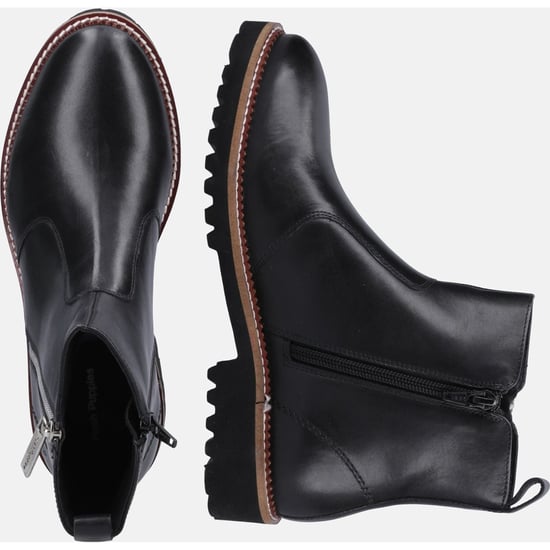 Hush Puppies Grace Suède Vrouwen Laarzen met Ritssluiting Zwart - Image 6