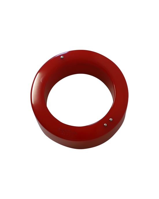 Lanvin Plexiglass Bangle Bracelet in Red Plastic - Image 6