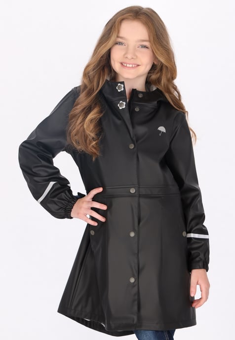 Schmuddelwedda raincoat Girls black - Image 3