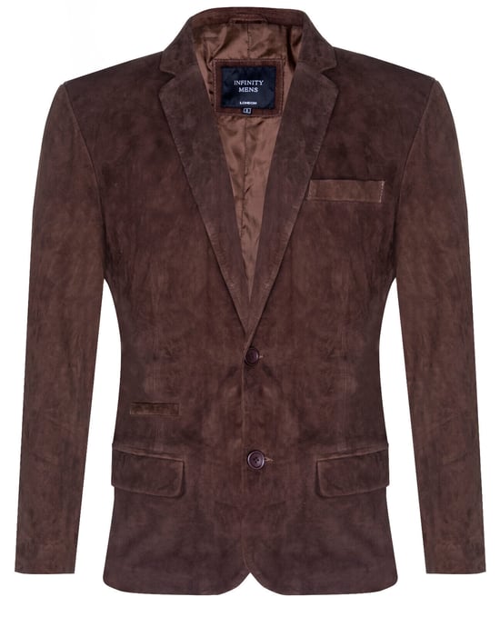 Blazer, suede jacket, soft Italian leather coat