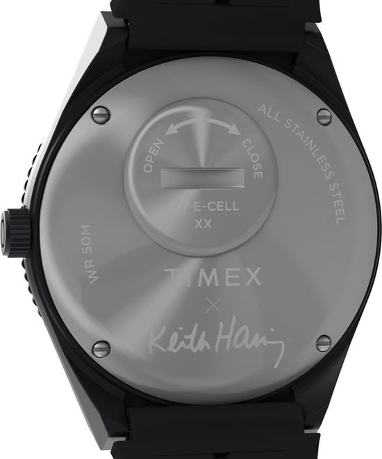 Timex Keith Haring X Q Heren Zwarte Horloge TW2W25600 - Image 3