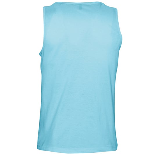 SOLS Heren Justin Mouwloze Tank / Vest Top (Blauw Atol) - Image 2