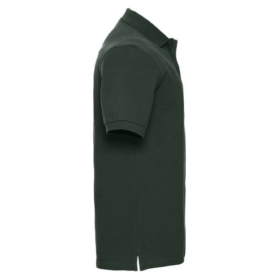 Russell Heren Klassiek Piqué Katoenen Polo Shirt (Fles groen) - Image 3
