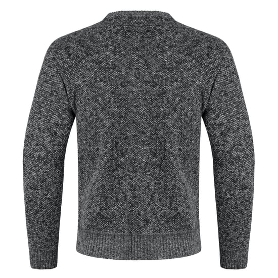 Herenvest met opstaande kraag en knoop met twee zakken voor de winter, donkergrijs - Image 3