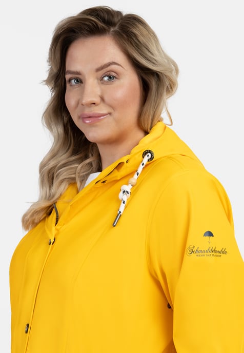 Schmuddelwedda Grote maat regenjas bridgeport Dames geel - Image 5