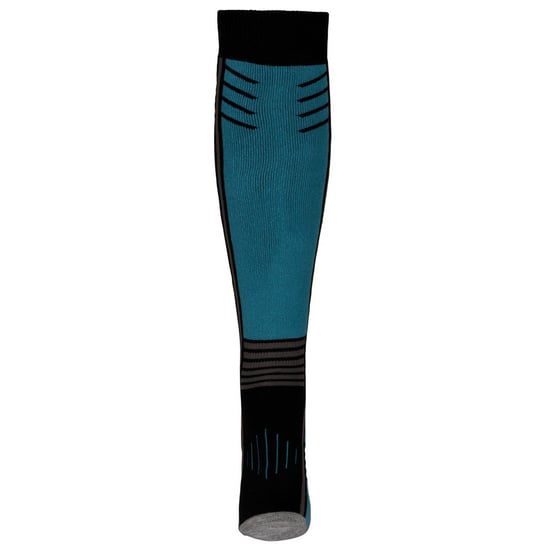 Trespass Unisex Adult Icy Ski Socks (Black/Storm Blue) - Image 4