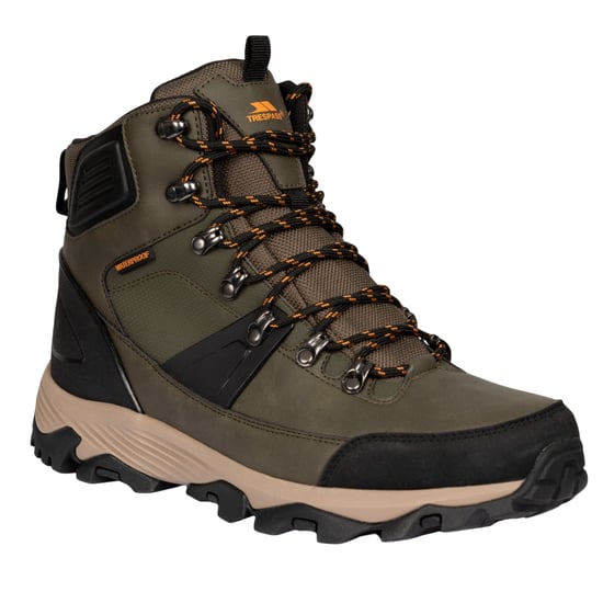 Trespass Mens Conrad Waterproof Walking Boots (Olive)