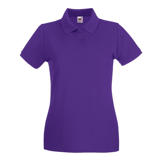 Fruit Of The Loom Vrouwen Dames-Fit Premium Poloshirt Met Korte Mouwen (Paars) - Image 1