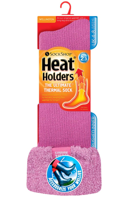 Heat Holders - Termiska Wellington-stövelstrumpor för damer i 7 färger - Image 2
