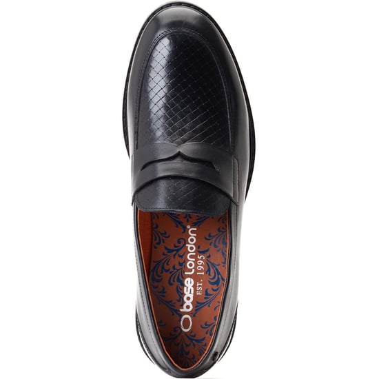 Base London Sid Leren Herenpantoffels Zwart - Image 4