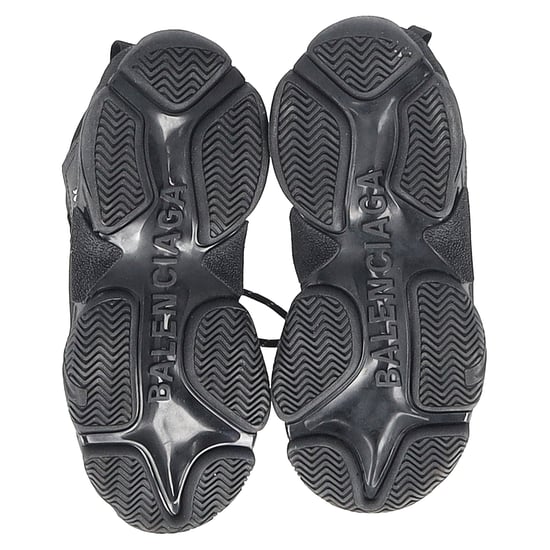 Balenciaga Track Sneakers in Black Polyurethane - Image 6