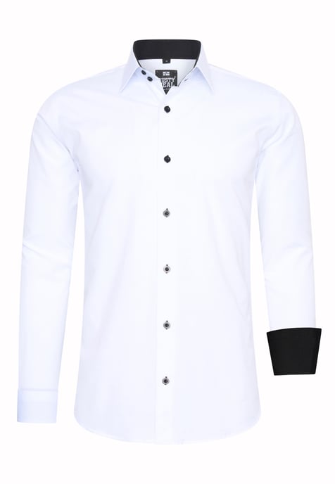 Rusty Neal Overhemden Overhemd Slim Fit Wit - Image 1