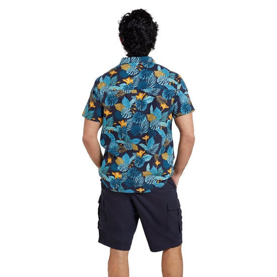 Mountain Warehouse Overhemd met korte mouwen voor heren Tropical (Blauw) - Image 2
