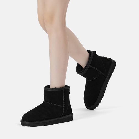 EVER AU Australia Women Ostrich Leather Short Boots