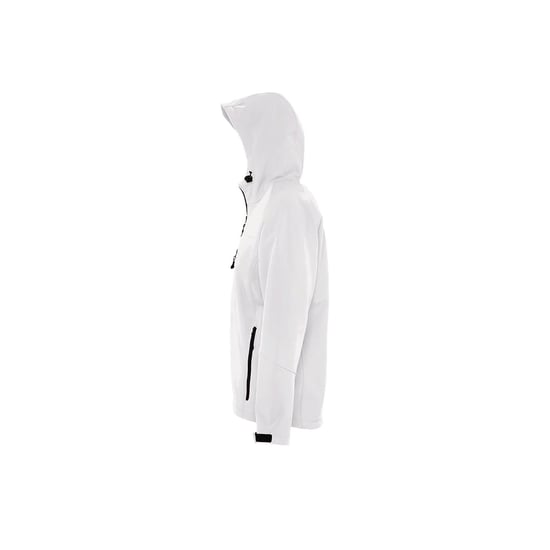 SOLS Heren Replay Hooded Soft Shell Jacket (ademend, winddicht en waterbestendig) (Wit) - Image 3