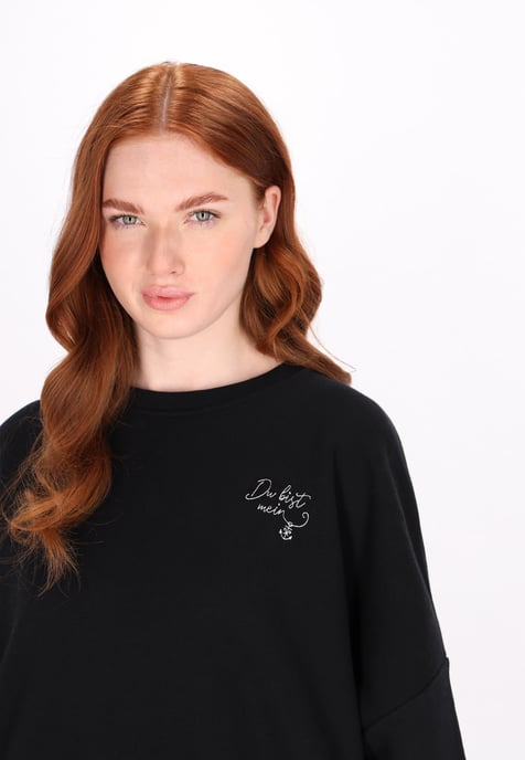 Dreimaster Sweatshirt Dames zwart - Image 5