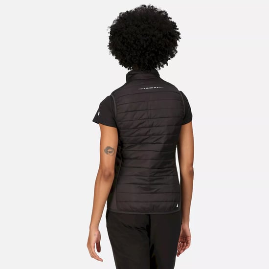 Regatta Womens/Ladies Halton V Softshell Body Warmer (Black/Ash)