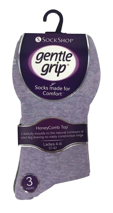6 paar sokken zonder elastiek damessokken met zachte grip - GG72 - Image 2